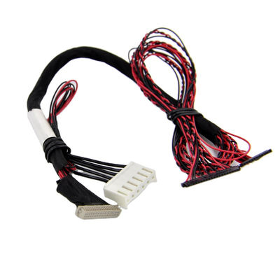 Сборки кабеля Pin LVDS 2CH 8bits 30 изготовленные на заказ для дисплея с плоским экраном LCD