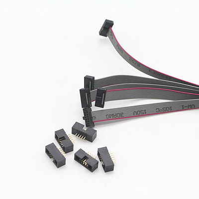 Ядри ленточного кабеля 5Pin 10Pin 20Pin 30Pin гибкого трубопровода IDC OEM 10cm плоские
