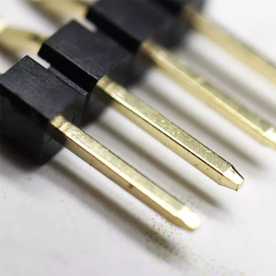 Пластиковые прямоугольные изогнутые положения 2-40pin заголовка 2.54mm Pin строки SMT одиночные