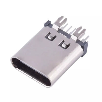 DIP вертикальное крепление USB тип C 14-контактный разъем 10,5 мм 180 градусов