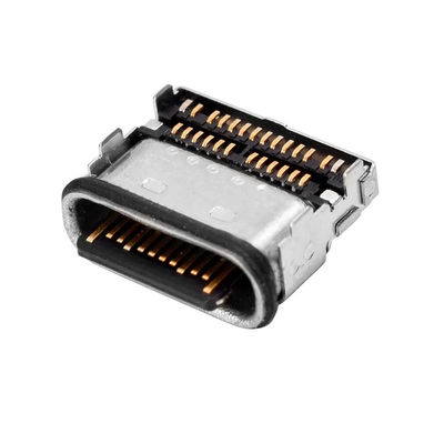 Водоустойчивый женский 24 типа штепсельная розетка SMT контактного разъема IPX8 USB c