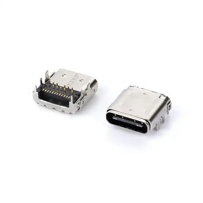 24 пин USB Type C Female Connector DIP+SMT 3.4 Передняя разъемка и задняя разъемка для кабеля зарядки