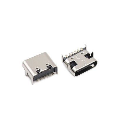 Микро- тип Штырь SMD 3.1mm женское SMT USB соединителей 6 c