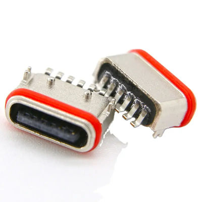 качество  Female Horizontal SMT 6 Pin Connector USB3.0 USB3.1 For Charging Фабрика