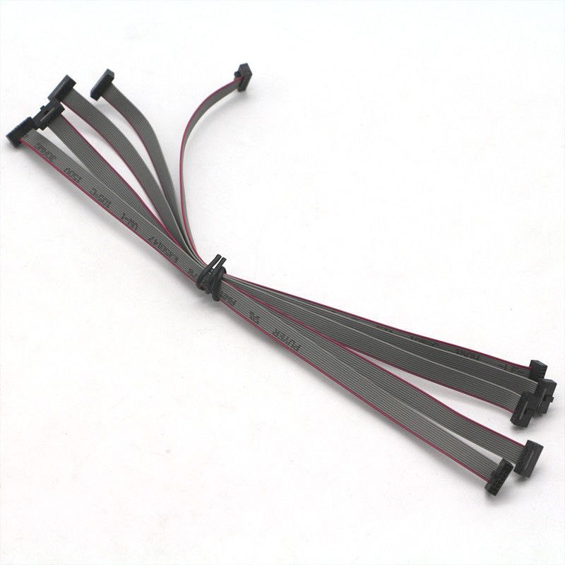 Ядри ленточного кабеля 5Pin 10Pin 20Pin 30Pin гибкого трубопровода IDC OEM 10cm плоские