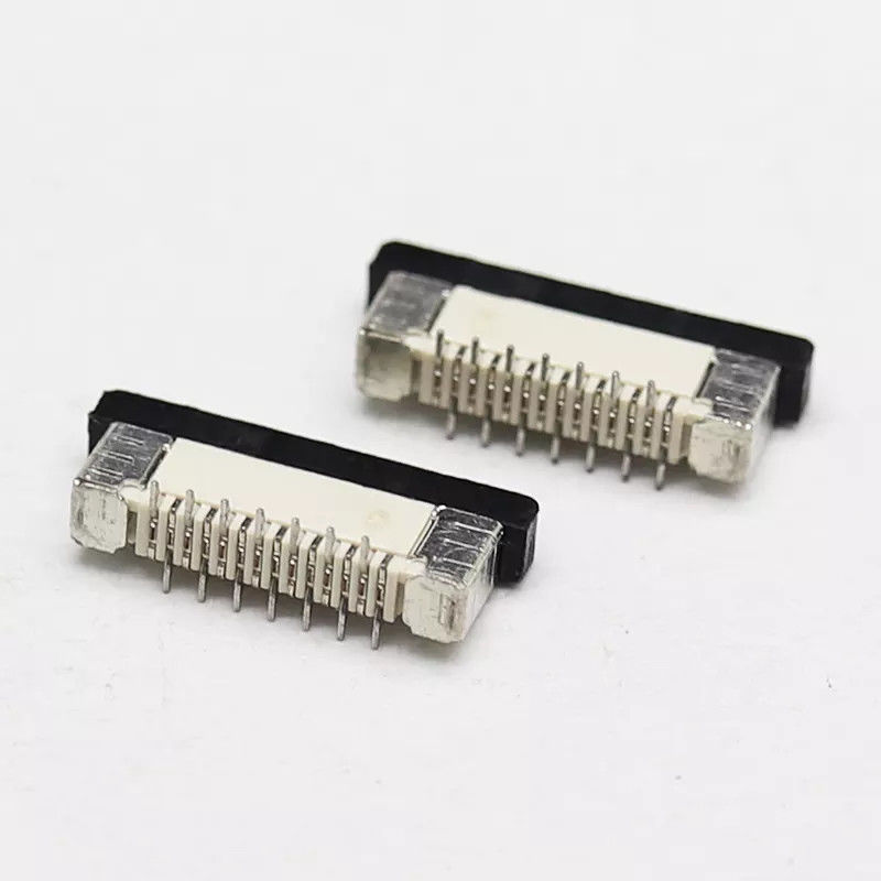 Тип тангажа H2.0mm соединителя 0.5MM 1.0MM ZIF SMT FPC FFC vetical