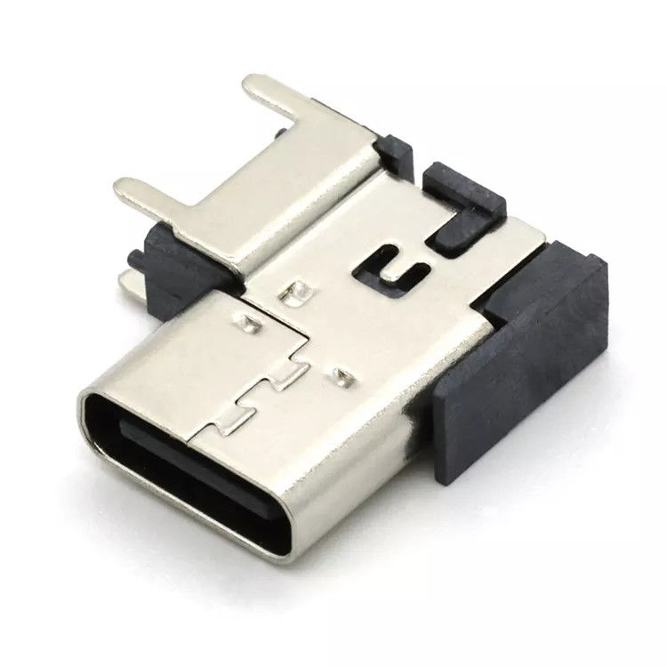 Вертикальные боковые разъемы USB 3.1 Type C, розетка 16Pin