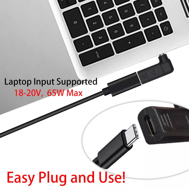 Разъем USB Type C Female to DC 5525 Male Converter PD Decoy Spoof Trigger Plug
