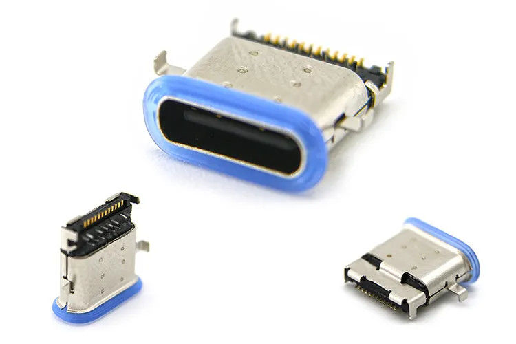 тип держатель SMT USB 24Pin соединителей c женский водоустойчивый средний