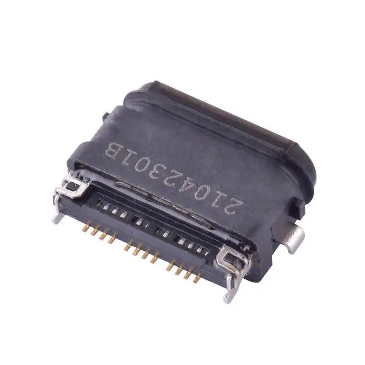USB4.0 24 пинные разъемы типа C водонепроницаемые IPX8 SMT Средний монтаж 0,4 мм
