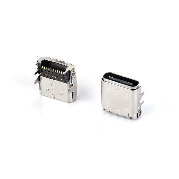 24 пин USB Type C Female Connector DIP+SMT 3.4 Передняя разъемка и задняя разъемка для кабеля зарядки