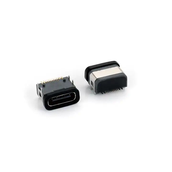 водонепроницаемый порт 16pin USB Type C женский разъем SMT четырехконтактный DIP на борту