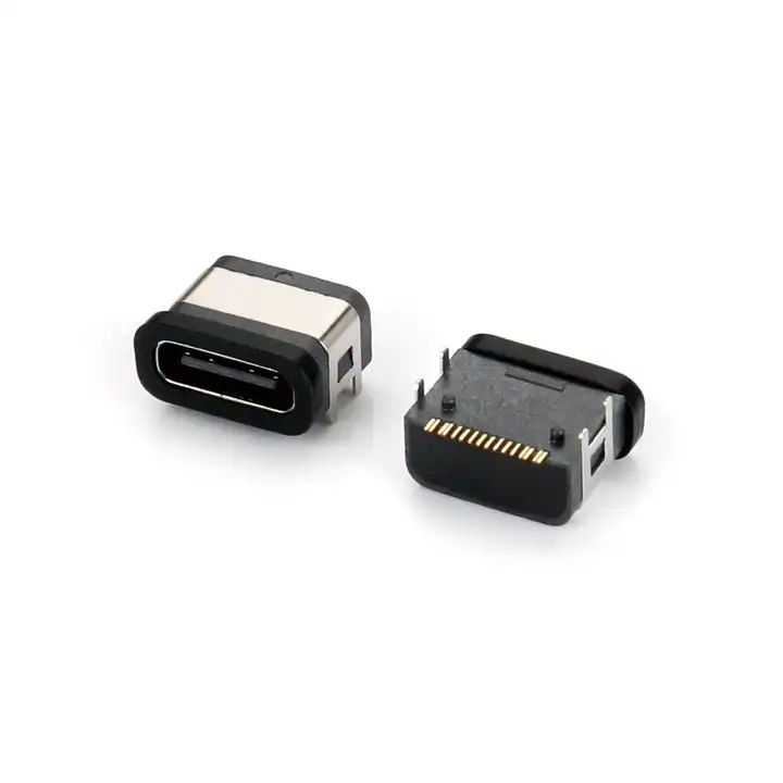 водонепроницаемый порт 16pin USB Type C женский разъем SMT четырехконтактный DIP на борту