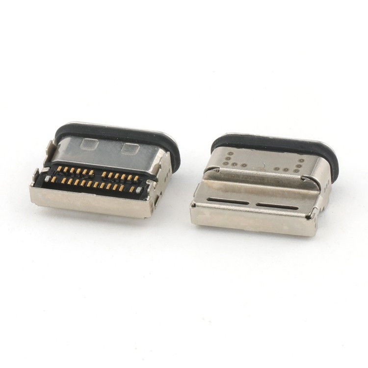 24pin USB C соединитель SMT тип IPX8 водонепроницаемый USB Type C женский соединитель