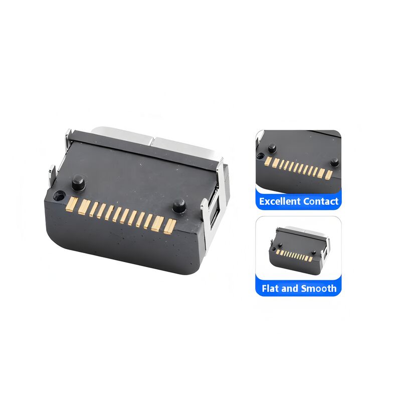 Разъем Type C 16 Pin Female, горизонтальный, SMT, водонепроницаемый, USB, 5A, 20V