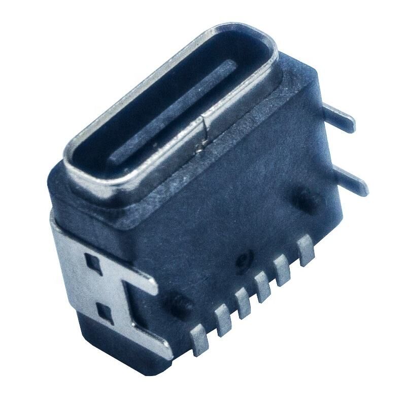 Водонепроницаемый разъем USB Type C на печатную плату с 6 контактами, гнездо