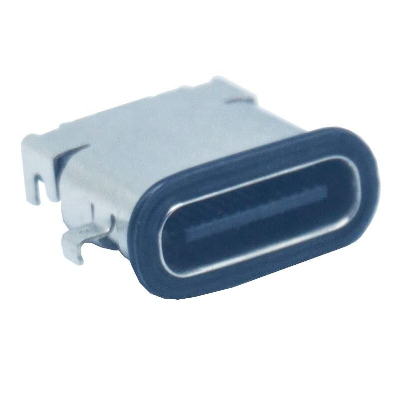 24-контактный водонепроницаемый разъем USB C IPX7 для печатных плат умных носимых устройств, зарядный разъем типа C, пайка