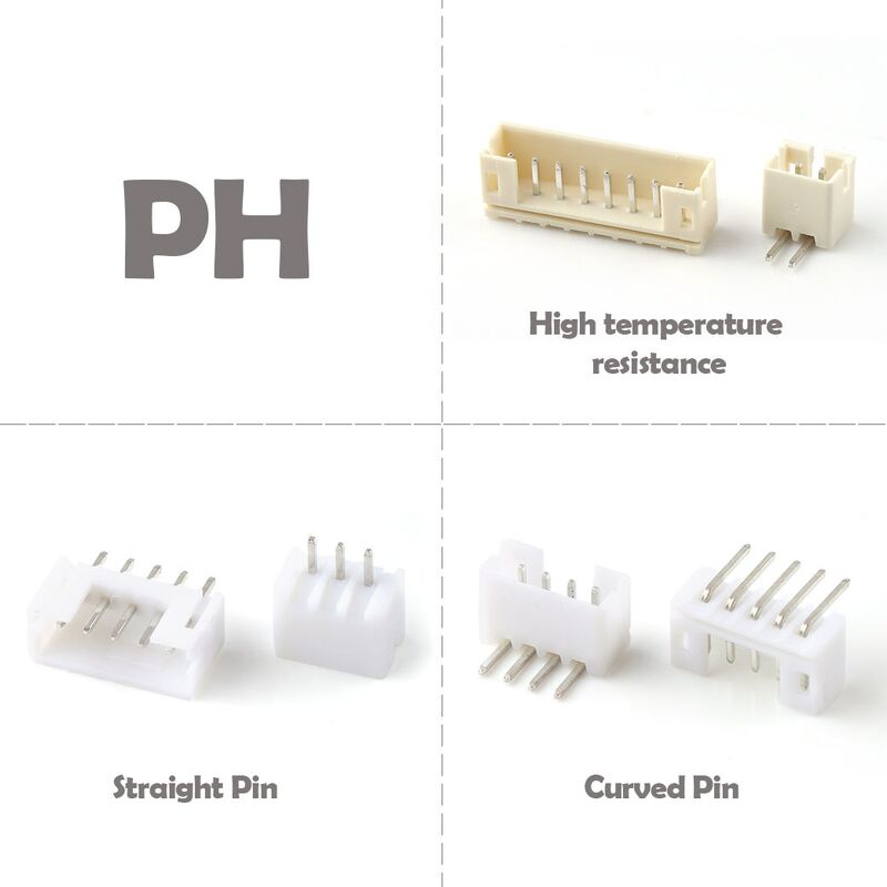Сцепление провода с доской Wafer Molex 1.5 2.0mm Pitch ZH PH HY LCP 2.5mm Wafer-соединитель