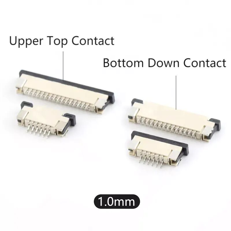 1.0mm Fpc соединитель 4-40pin горизонтальный SMT тип верхний верхний контакт 1.0 FPC соединитель