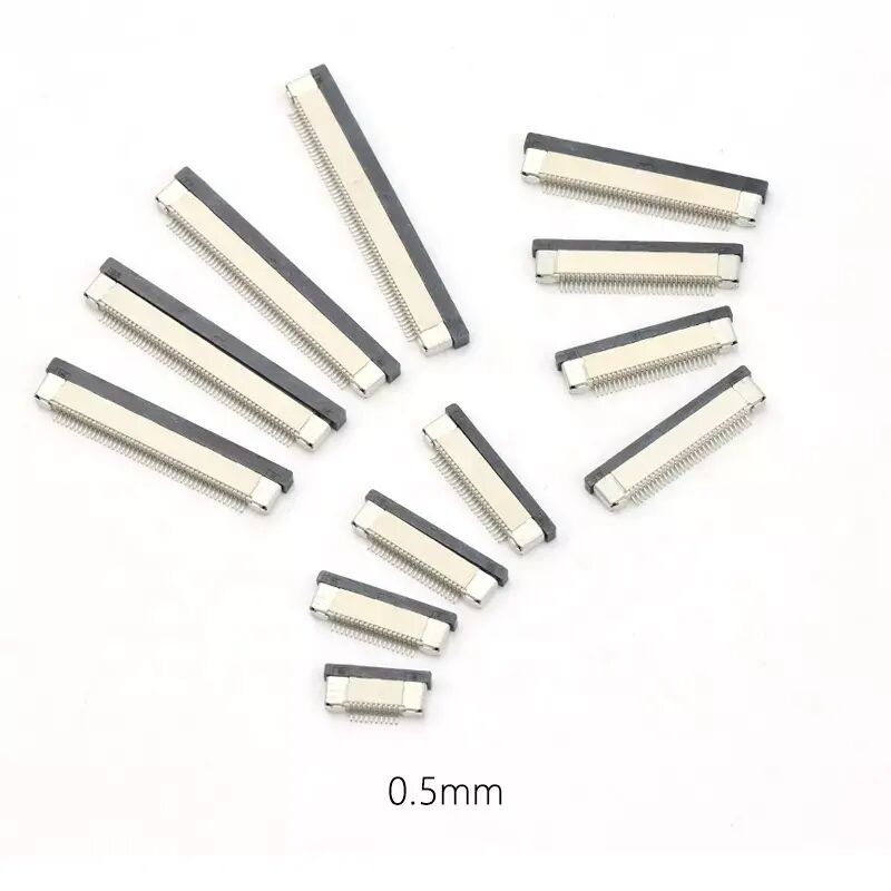 FPC Connector 0.5 Pitch Horizontal Smt Flip-lock Type Upper Top Bottom Down Контакт с 4-60-принтом