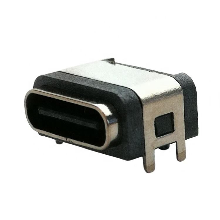 IP67 водонепроницаемый USB-коннектор с горизонтальной поверхностью на 6 штифтов USB-коннектор типа C