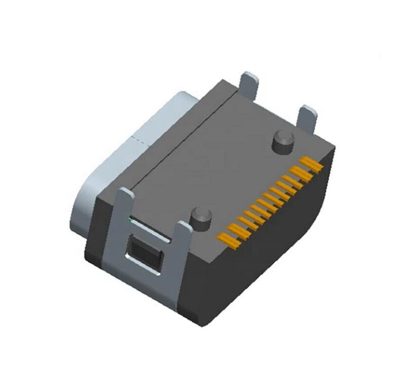 16pin USB женский разъем водонепроницаемый Type-c Socket SMT IPX7