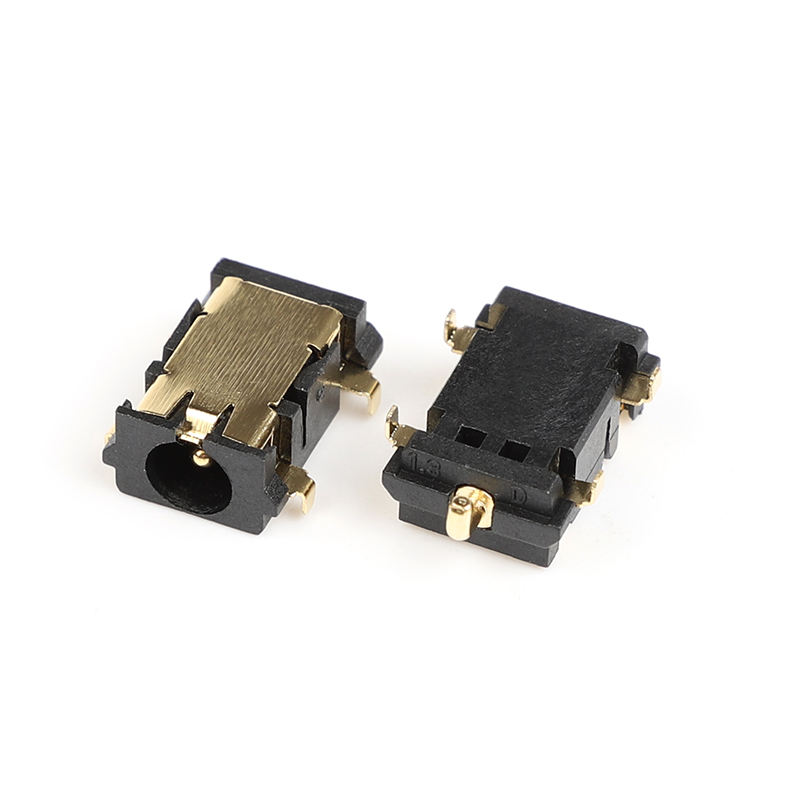 5 PIN DC-058-1.3mm DIP латунный контактный нейлоновый корпус