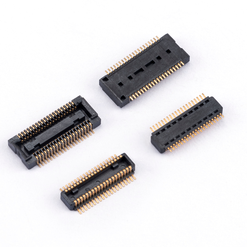 0.4mm Double Row Vertical SMT Waterproof Male-Female PCB Board-to-Board Connector Gold-Plated