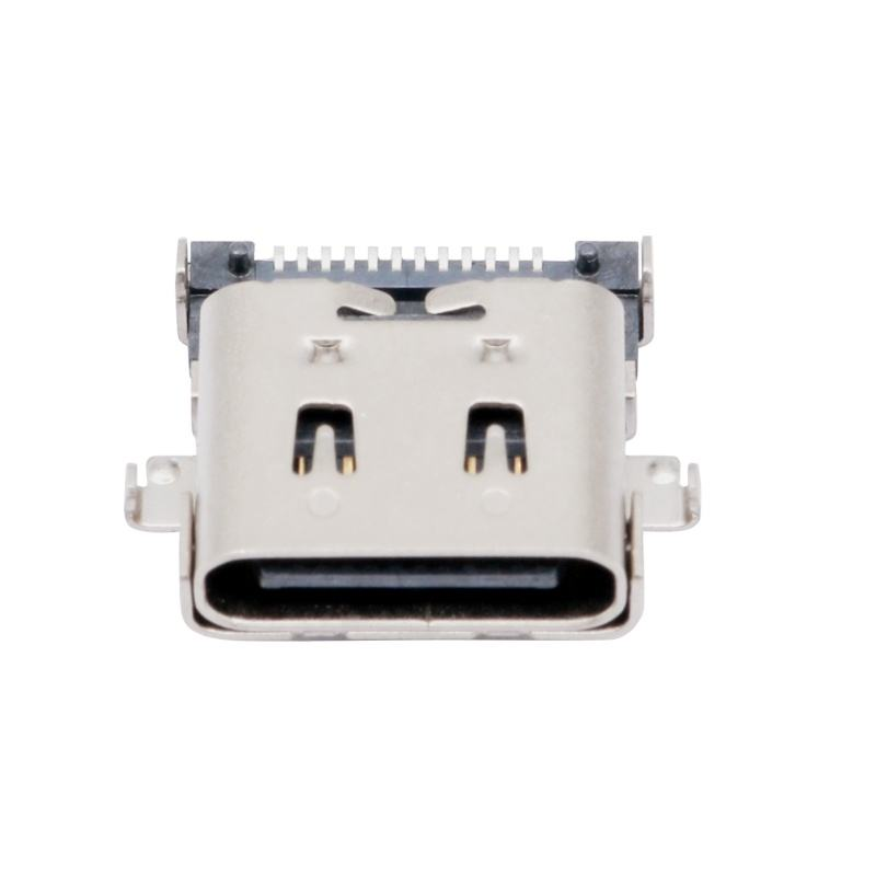 Настраиваемый USB типа C 3.2 40 Гбит/с Водостойкий U4 24 Pin SMT DIP PCB Женский соединитель Золотопокрытие 5А тока