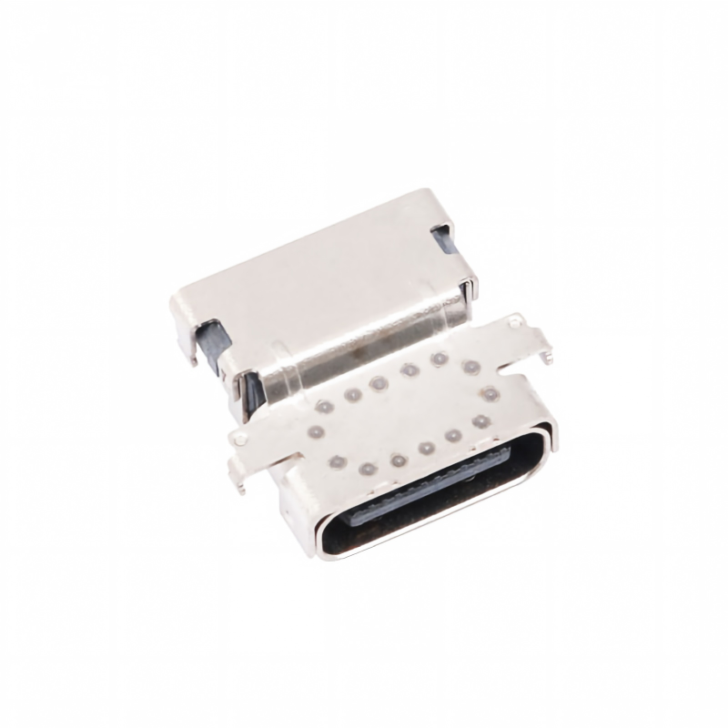 Настраиваемый USB типа C 3.2 40 Гбит/с Водостойкий U4 24 Pin SMT DIP PCB Женский соединитель Золотопокрытие 5А тока
