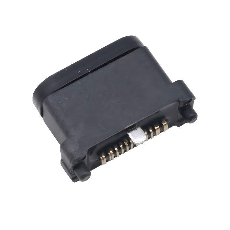 Водонепроницаемый гнездовой разъем USB 3.2 Type-C 40 Гбит/с U4, 24-контактный, SMT DIP для печатных плат, позолоченный, нержавеющая сталь, 5 А 100 В переменного тока