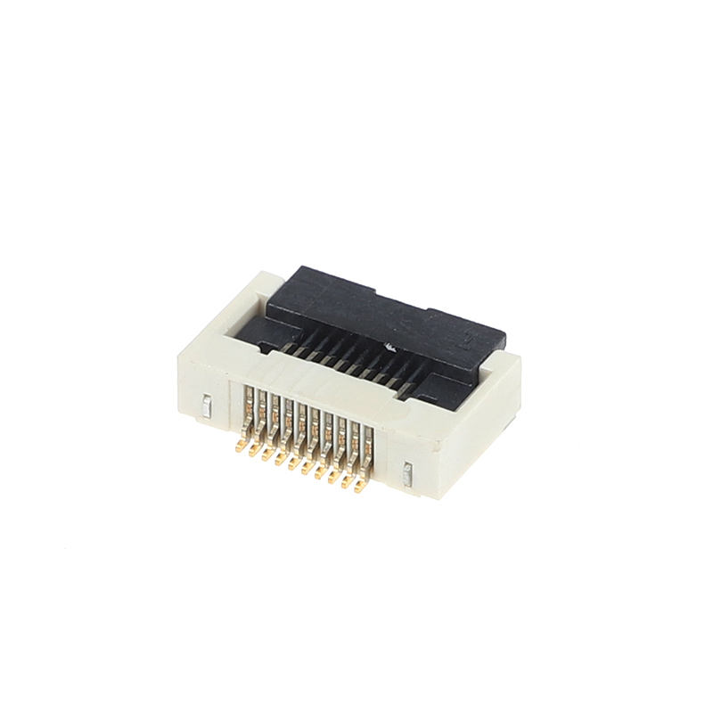 0.5mm Pitch Butterfly Lock FFC/FPCH Connector Горизонтальное нижнее соединение с высотой 2,55H Flip Cover для плоской гибкой электроники