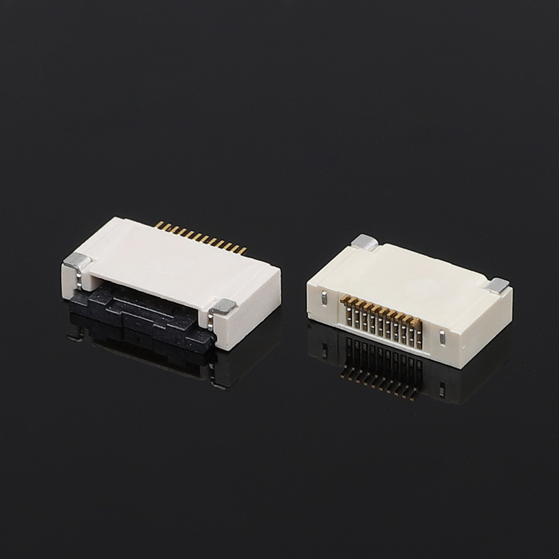 0.5mm Pitch Butterfly Lock FFC/FPCH Connector Горизонтальное нижнее соединение с высотой 2,55H Flip Cover для плоской гибкой электроники