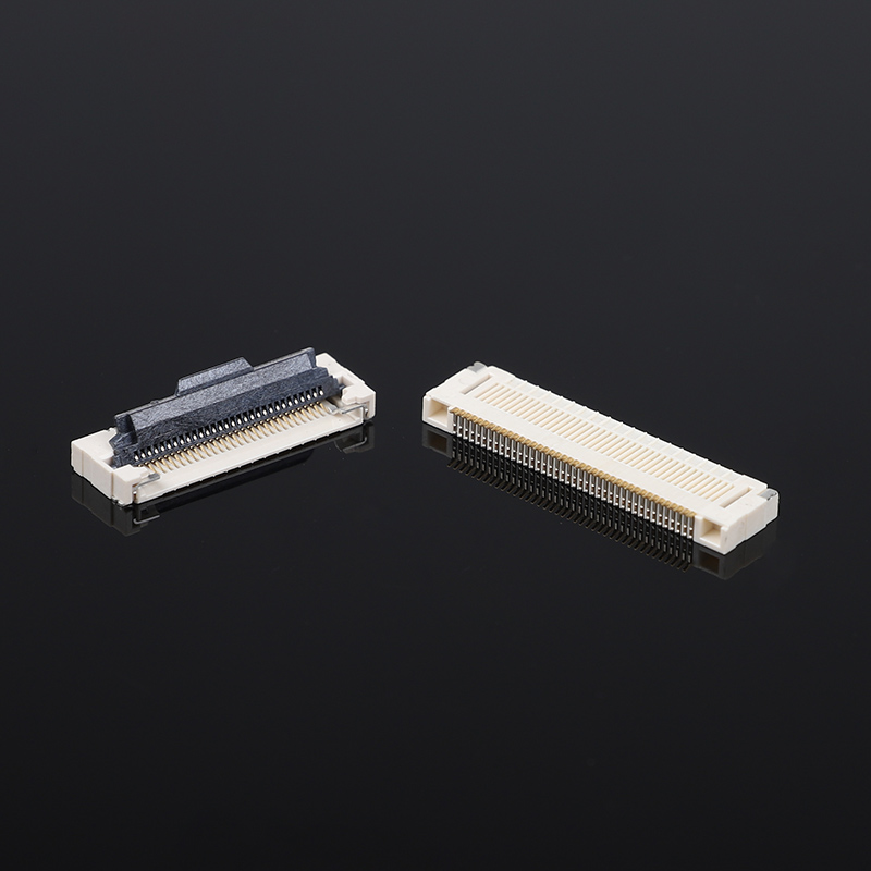 2.2H Flip Cover Butterfly Lock Flat Flexible Cable Socket PCB 0.5mm Pitch 2.2H FFC/FPC Connector