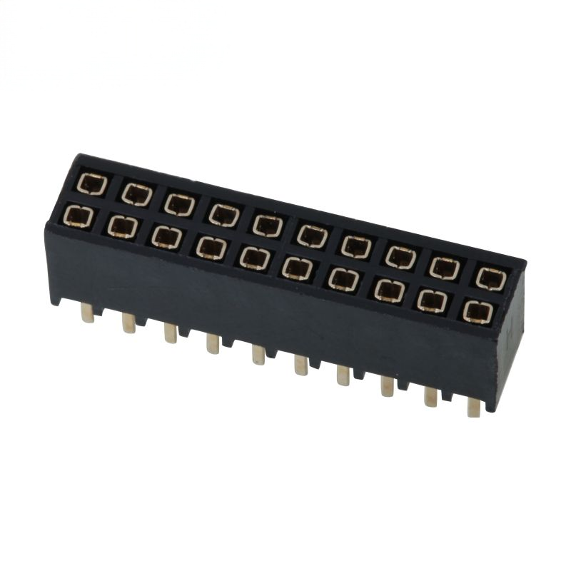 DIP Female Header 2,54 мм Pitch Double Row Female Straight Header Socket Pin Strip Connector (ДИП женский заголовок 2,54 мм) Двойной ряд женский прямой заголовок