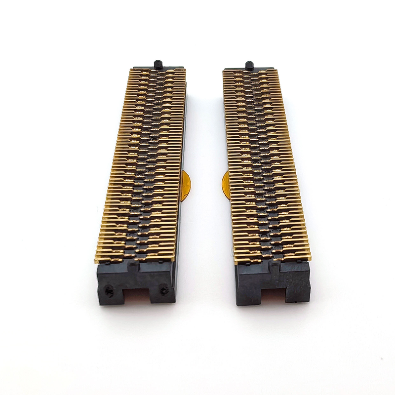 1.27мм Женский соединитель связи 4x25P H5.08 SMT Y-type Full Gold 1u Для ПКБА