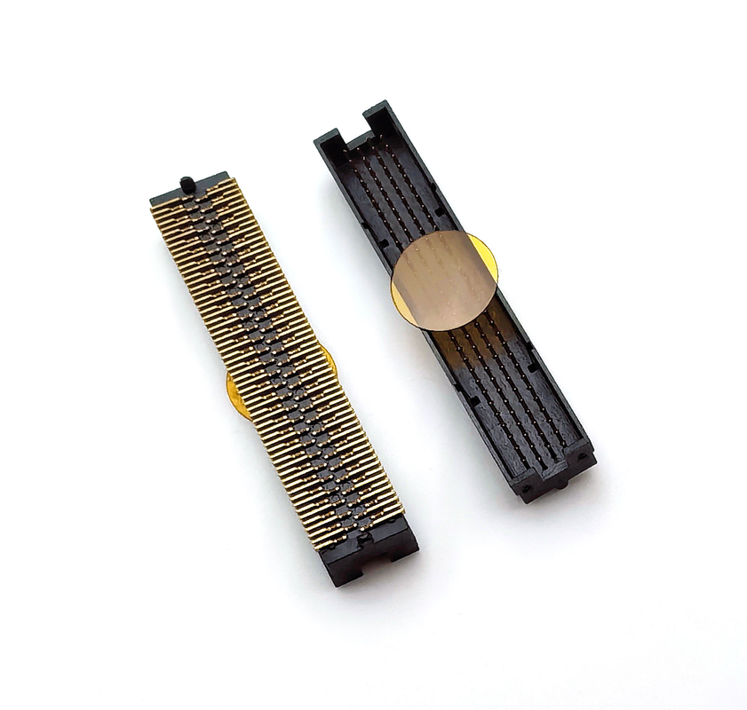 1.27мм Женский соединитель связи 4x25P H5.08 SMT Y-type Full Gold 1u Для ПКБА