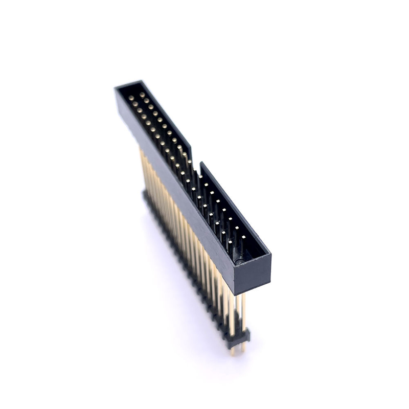 2.0mm Box Header H5.65 2x20p Straight Dual Row Gold Plated Electrical Connector