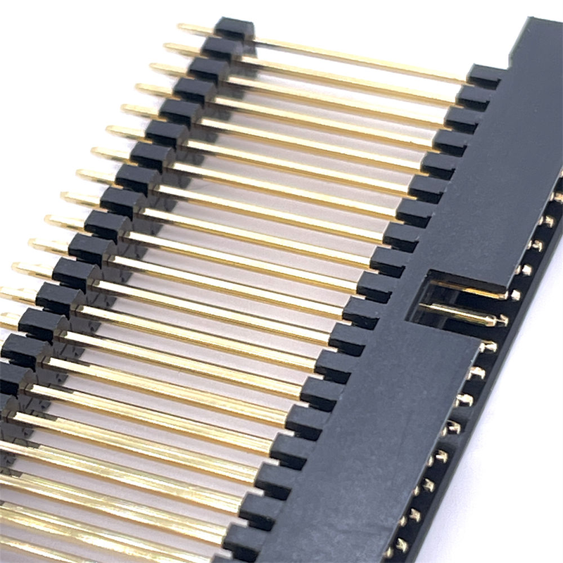 2.0mm Box Header H5.65 2x20p Straight Dual Row Gold Plated Electrical Connector