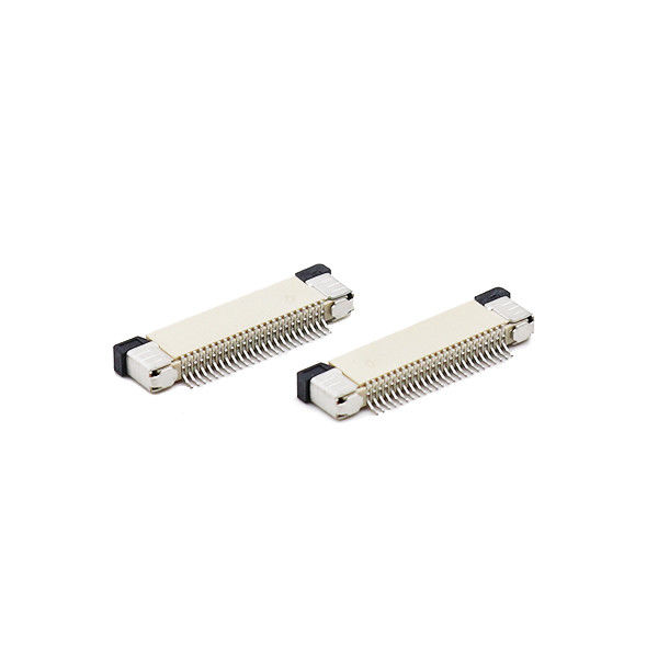 По горизонтали 0.5mm 45 соединитель напечатанной цепи соединителя H2.0/3.0mm Штырь FPC гибкий