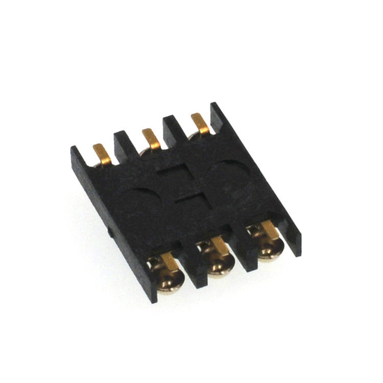 Сферически высота соединителя SMT 1.5mm 2.0mm гнезда SIM-карты Штырь шрапнели 6