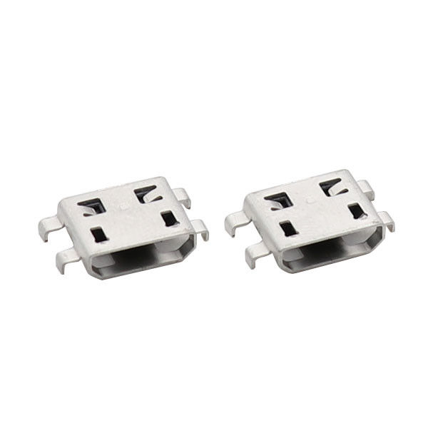 Соединитель 0.8mm USB держателя микро- женского гнезда 5P средний 4 фута окунает тонуть тип