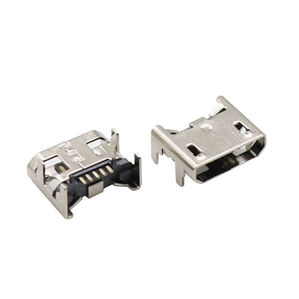 Микро- соединители USB UL94V-0 5 ног гнезда Штырь женских вводя плиту Джек места
