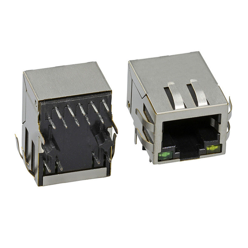Одиночная гаван плата вниз с 8 соединителя PCB Штырь женского RJ45 с локальными сетями фильтра
