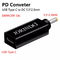 100W USB Type C Female to DC 5.5x2.5mm Male PD Разъем Быстрая быстрая зарядка